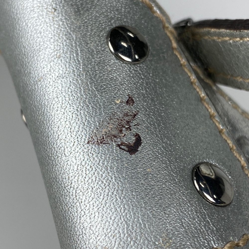 Gucci Shoulder Silver Shoulder Pattern Leather Ba… - image 5